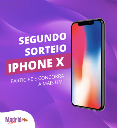 Promoção Madrid Center Concorra a Iphone X