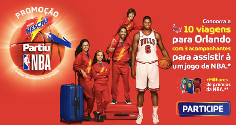 Promoção Nescau Partiu NBA
