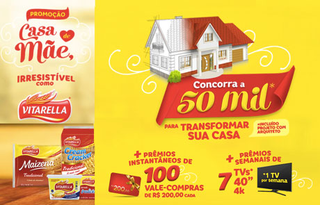 Promoção Casa de Mãe irresistível como Vitarella