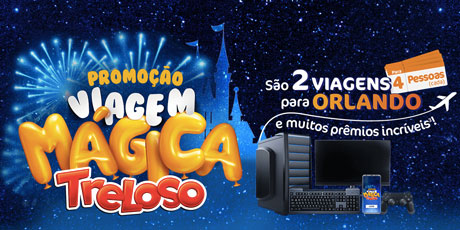 Promoção Viagem Mágica Treloso