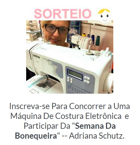 Promoção Sorteio da Máquina de Costura Eletrônica