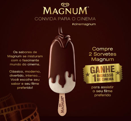Promoção Magnum Convida Para o Cinema