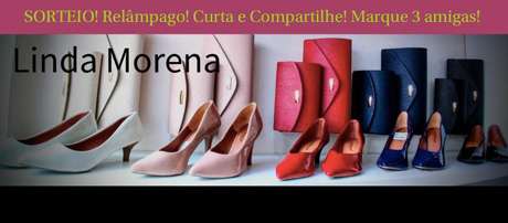 Promoção Sorteio Relâmpago Linda Morena Sapatilhas