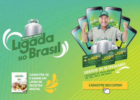 Promoção Liquigás Ligada no Brasil