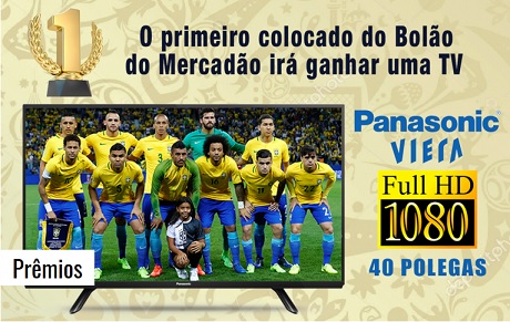 Promoção Bolão da Copa do Mundo 2018 do Mercadão Atacadista