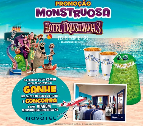 Promoção Cinépolis Monstruosa Hotel Transilvânia 3