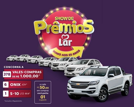 Promoção Show de Prêmios Lar