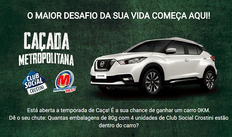Promoção Caçada Metropolitana Club Social