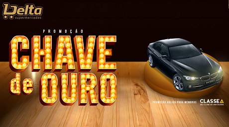 Promoção Delta Supermercados Chave de Ouro
