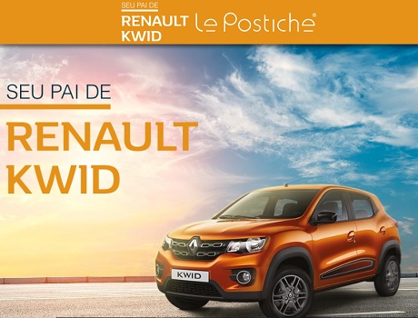 Promoção Le Postiche Seu Pai de Renault Kwid