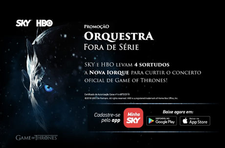 Promoção Sky e HBO Orquestra Fora de Série Game Of Thrones
