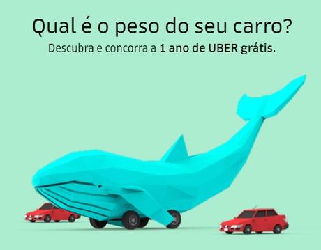 Promoção 1 Ano de Uber Grátis