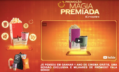 Promoção Magia Premiada Kinoplex