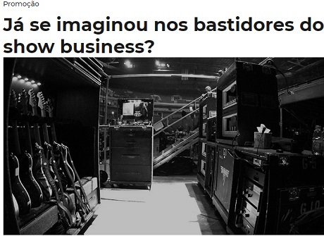 Promoção Mix FM Já Se Imaginou nos Bastidores do Show Business?