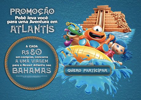 Promoção Aventura Em Atlantis com o PBKids