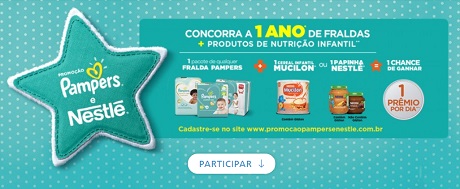Promoção Pampers e Nestlé