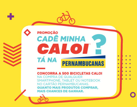 Promoção Cadê Minha Caloi? Tá na Pernambucanas