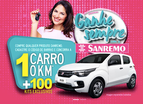 Promoção Ganhe Sempre com a Sanremo