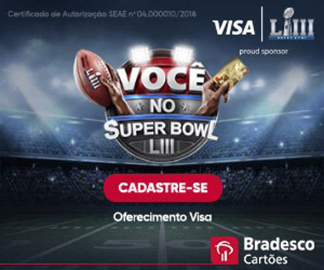 Promoção Bradesco Você No Super Bowl LIII