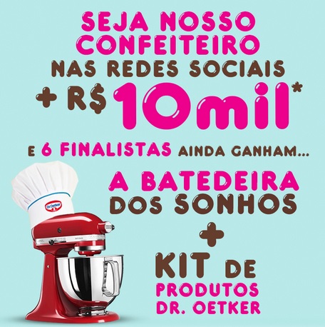 Promoção Show de Bolo Dr. Oetker