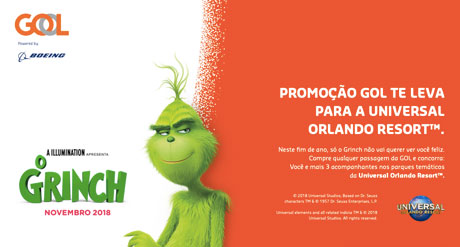 Promoção Gol Te Leva Para Universal Orlando Resort