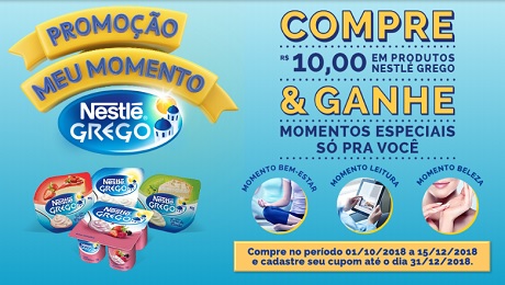 Promoção Meu Momento Nestle Grego