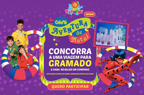 Promoção Aventuras Natalinas Com O Gloob e Ri Happy