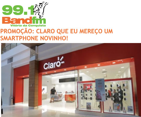 Promoção Claro Que Eu Mereço Um Smartphone Novinho