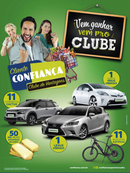 Promoção Clube de Vantagens Cliente Confiança