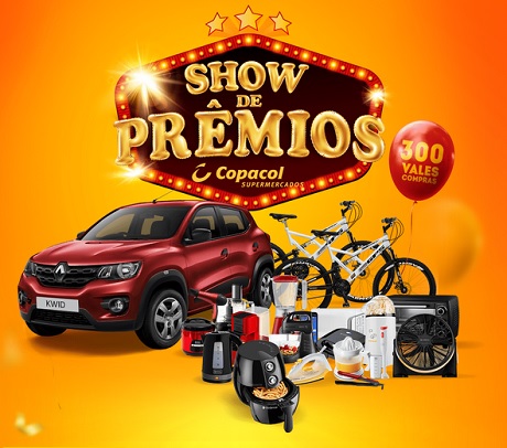 Promoção Show de Prêmios Copacol Supermercados