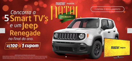 Promoção Natal Premiado DiFábrica Calçados e Master Magazine