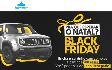 Promoção Submarino Black Friday com Carrão