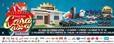 Promoção Natal Feliz de Casa Nova Jaú Serve