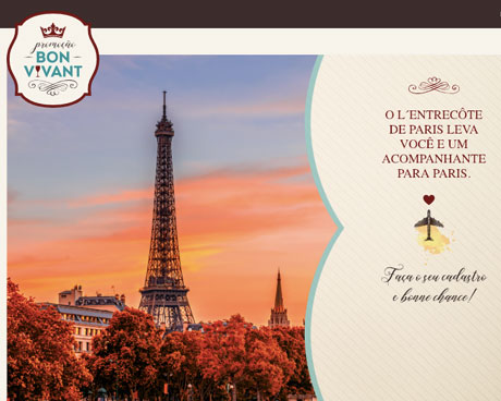Promoção Bom Vivan L’entrecôte de Paris