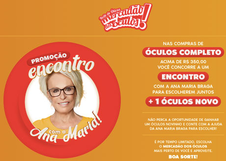 Promoção Encontro com Ana Maria Braga