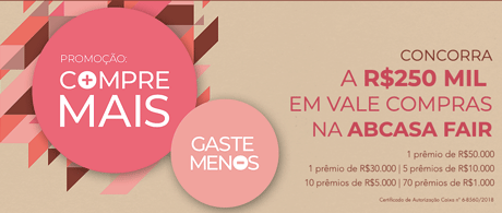Promoção Abcasa Fair Compre Mais Gaste Menos