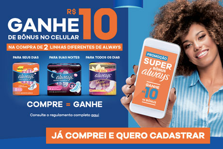 Promoção Super Bônus Always