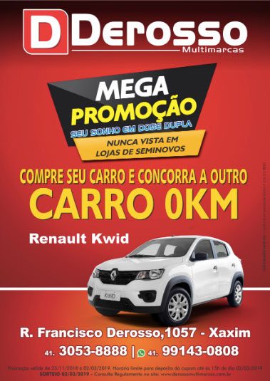 Promoção Derosso Multimarcas Seu Sonho Em Dose Dupla