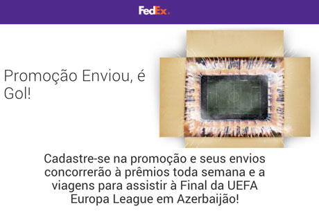 Promoção Fedex Enviou é Gol