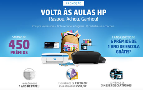 Promoção Volta às Aulas HP