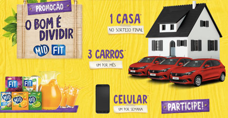Promoção Mid e Fit O Bom É Dividir