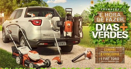 Promoção Stihl É Hora de Fazer Dias mais Verdes