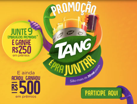 Promoção Tang É Para Juntar