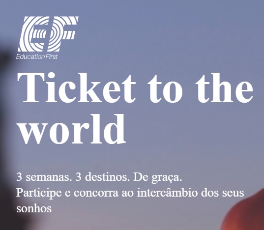 Promoção EF Education First Ticket to the World