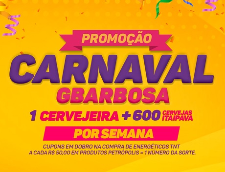 Promoção Carnaval Gbarbosa
