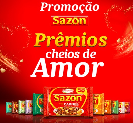 Promoção Sazón Prêmios Cheios de Amor