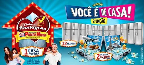 Promoção Supermercados Ponto Novo Você é de Casa