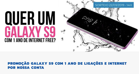 Promoção Dumont FM Galaxy S9 com 1 Ano de Ligações e Internet Por Nossa Conta