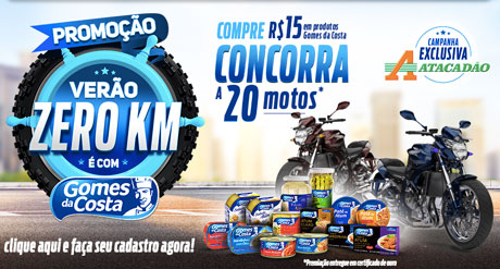 Promoção Verão 0km É Com Gomes da Costa