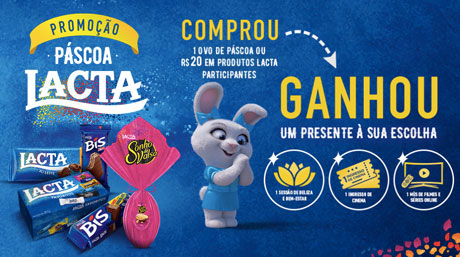 Promoção Páscoa Lacta
